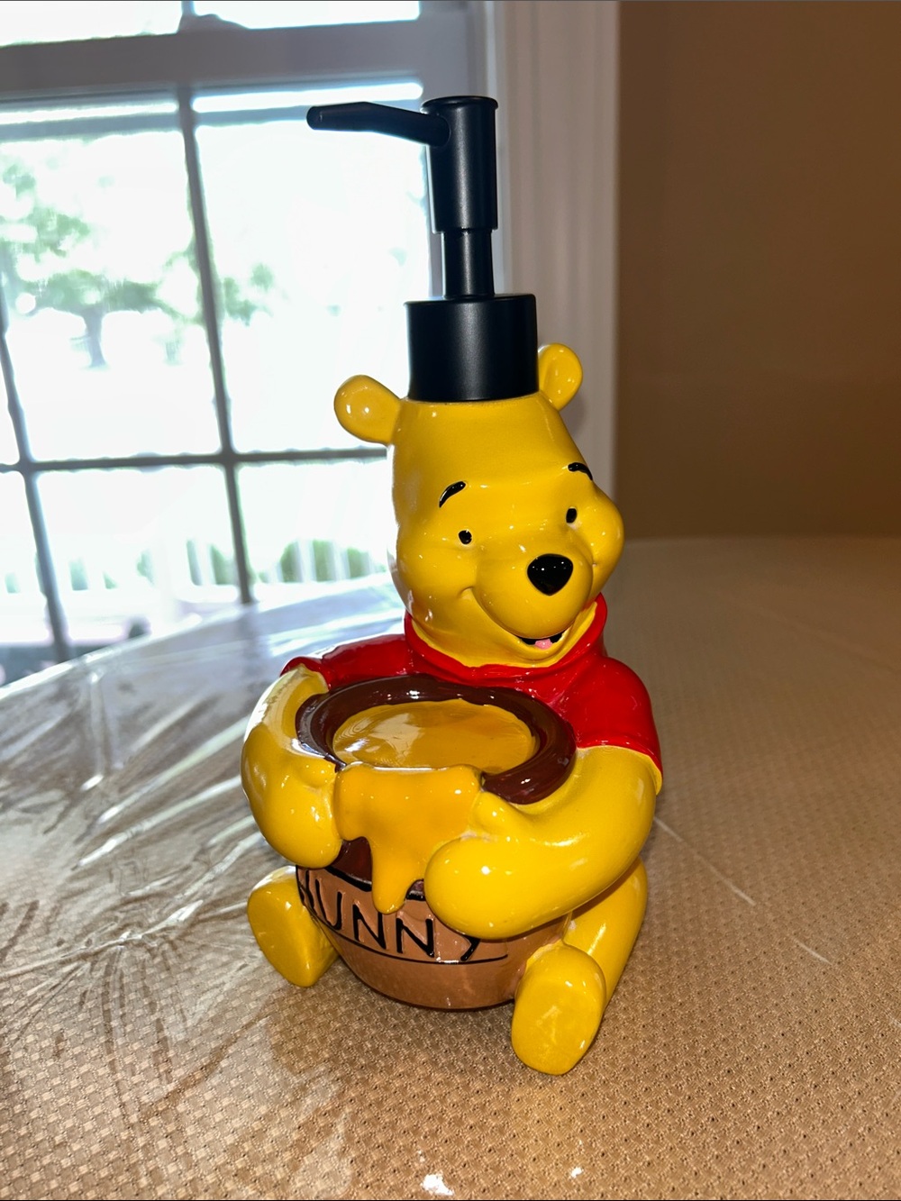 Winnie the Pooh with Honey Pot Soap Dispenser